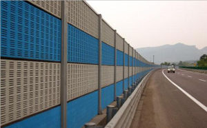 Noise barrier highway - Picture